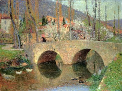 The Bridge at Labastide du Vert in Spring, 1911 by Henri Martin