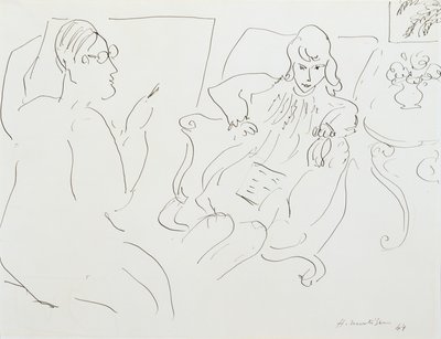 Artist with Model by Henri Matisse
