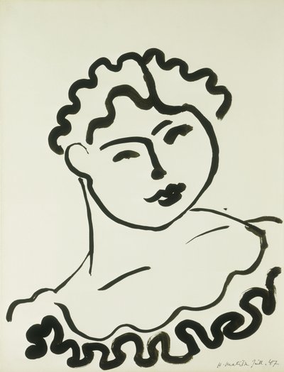Bust of a Woman (Tati) by Henri Matisse