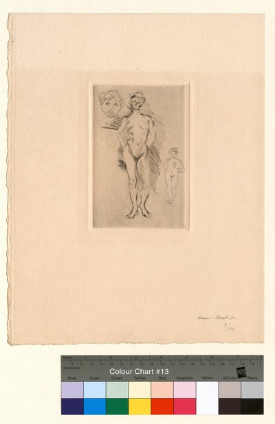 Two Nudes, One Head by Henri Matisse