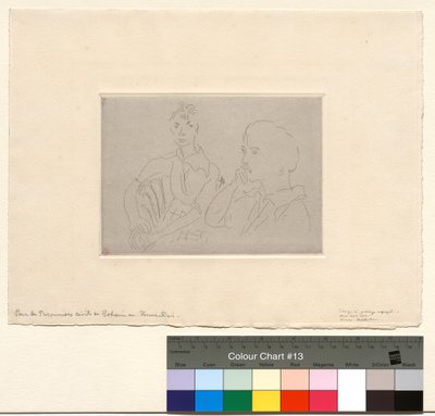 Double Portrait of Josette Gris by Henri Matisse
