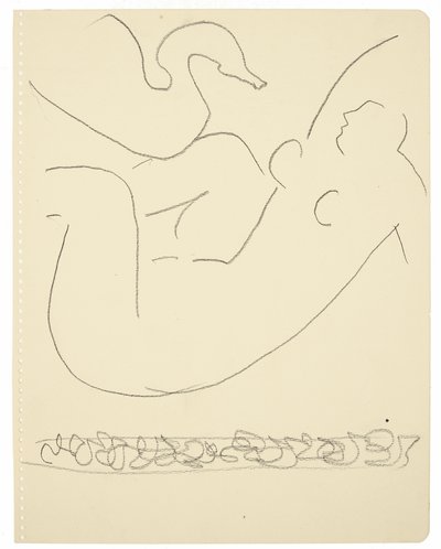 Study (Leda and the Swan) by Henri Matisse