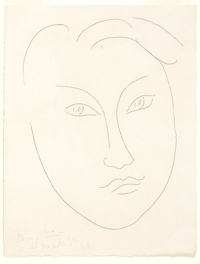 Face of a Young Boy by Henri Matisse