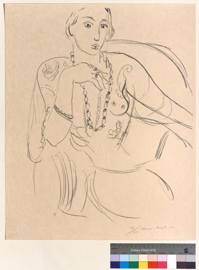 Woman with Necklace by Henri Matisse