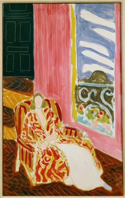 Woman at the Window or The Black Door by Henri Matisse