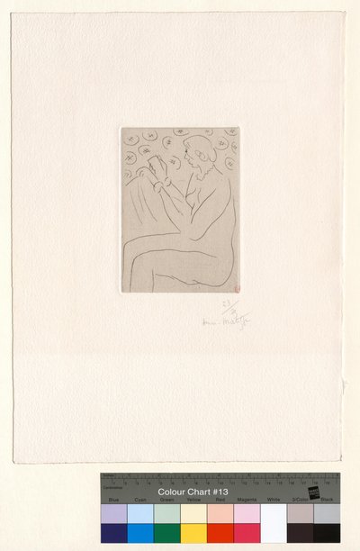 Reading Figure by Henri Matisse