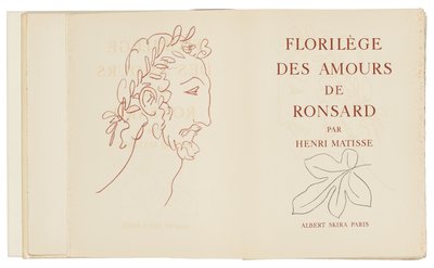 Anthology of the Loves of Ronsard by Henri Matisse