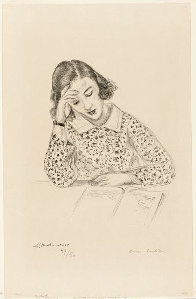 Girl Reading by Henri Matisse
