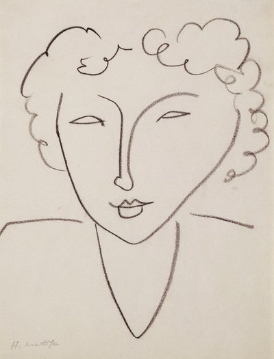 Head of Woman by Henri Matisse