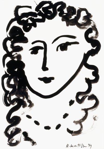 Head of a Woman by Henri Matisse