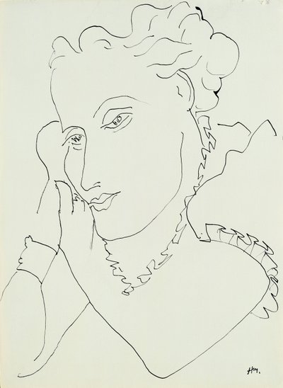 Head of a Woman, Hands Against Her Cheek by Henri Matisse