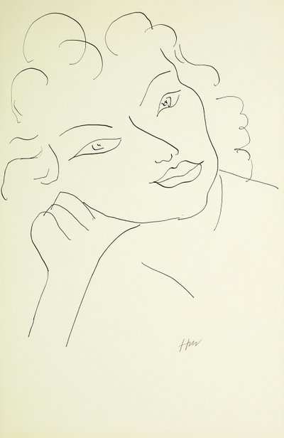 Head of a Young Woman by Henri Matisse