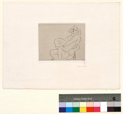 Young Woman Embracing Her Left Knee by Henri Matisse