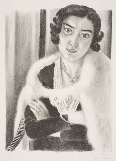 Woman with Fox Fur Cape by Henri Matisse