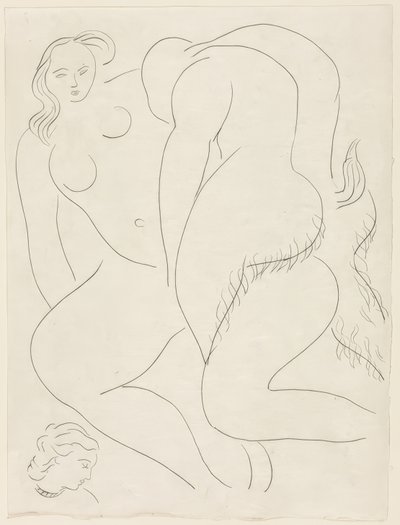 The Afternoon of a Faun: The Faun III, plate seventeen from Poesies de Mallarmé by Henri Matisse