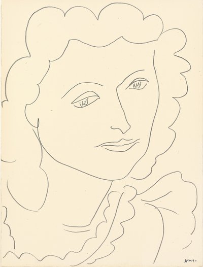 Large Head (Lucienne) by Henri Matisse