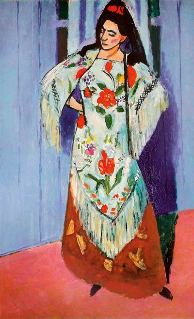 Madame Matisse with Manila Shawl by Henri Matisse