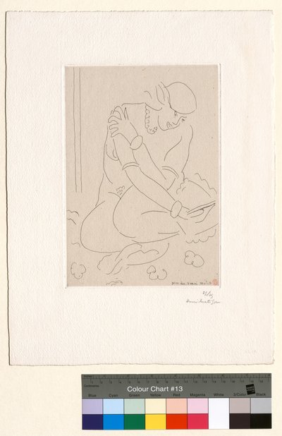 Crouching Nude, Hand on Shoulder by Henri Matisse