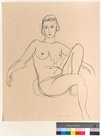 Seated Nude with Arms Outstretched by Henri Matisse