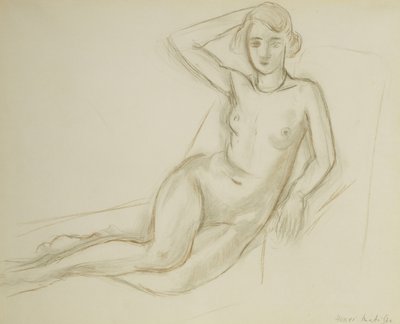Nude Sitting on a Reclining Chair by Henri Matisse