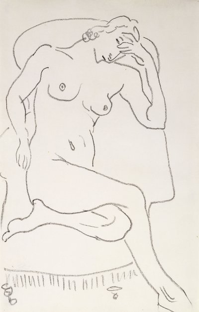 Nude Woman in an Armchair, c.1922-24 by Henri Matisse