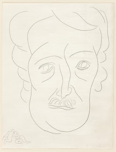 Several Sonnets: The Tomb of Edgar Poe, Plate 26 from Poesies de Mallarmé by Henri Matisse