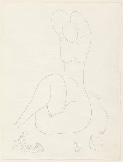 Several Sonnets: "What Silk...", plate 28 from Poems of Mallarmé by Henri Matisse