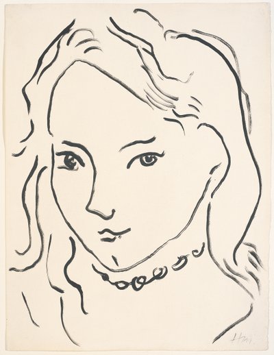 Portrait of Marguerite (c. 1906-1907) by Henri Matisse