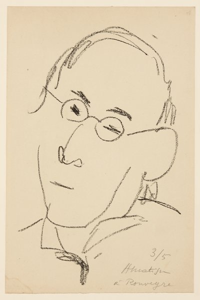 Portrait of Paul Léautaud by Henri Matisse