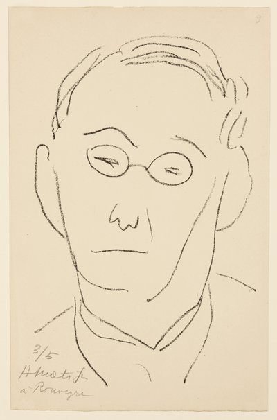 Portrait of Paul Léautaud by Henri Matisse