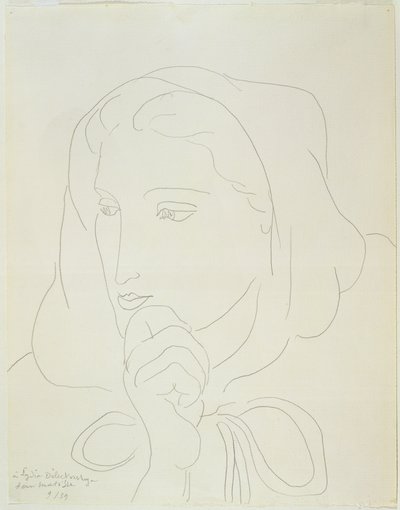 Portrait of a Woman in a Hood by Henri Matisse