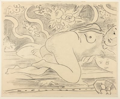 Reclining Nude with Bowl of Fruit by Henri Matisse