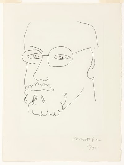 Self Portrait, Three-Quarter View by Henri Matisse