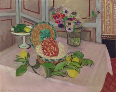 Still Life: Pineapple and Lemons by Henri Matisse