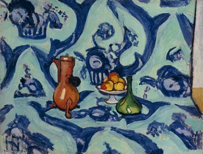 Still Life with Blue Tablecloth by Henri Matisse