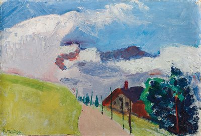 Swiss Landscape (Route from Chezieres to Villars) by Henri Matisse