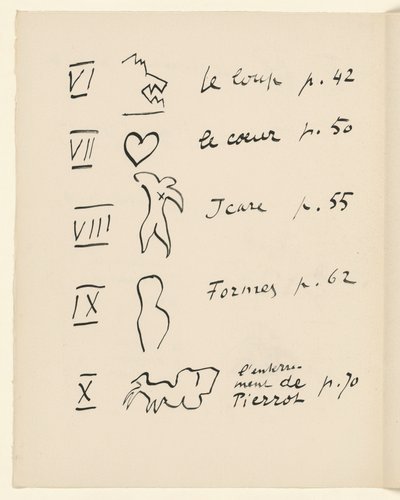 Table of Images 2. From "Jazz". P. 150 by Henri Matisse