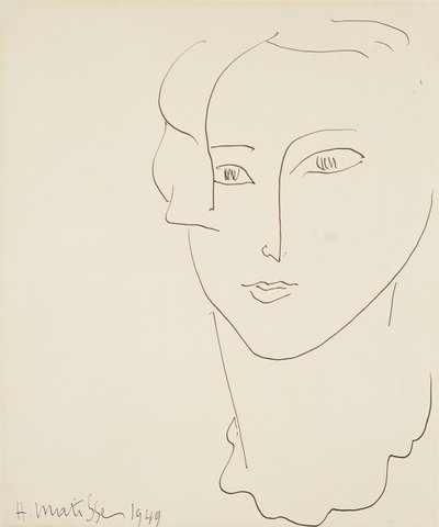 Head of a Woman by Henri Matisse