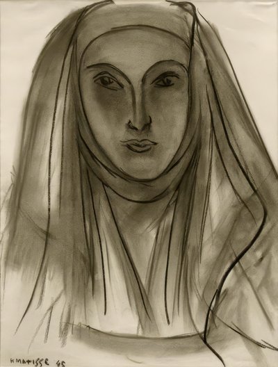 The Nun (Study for Portuguese Letters) by Henri Matisse