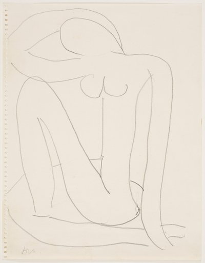 Woman Seated with Arm on Head by Henri Matisse