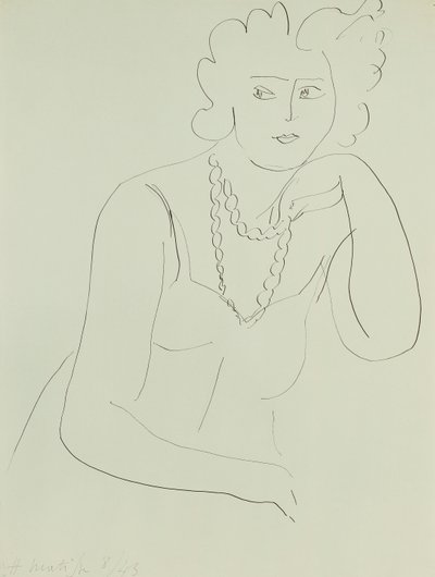 Woman with Necklace by Henri Matisse