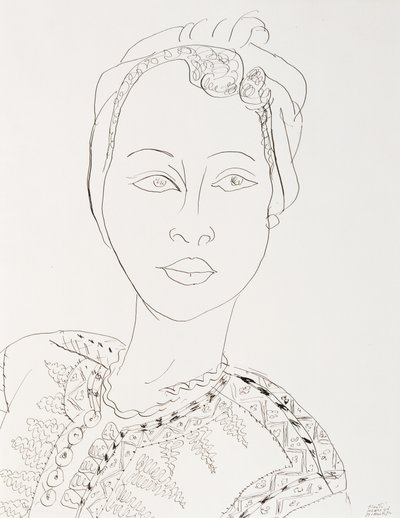 Woman with Turban by Henri Matisse