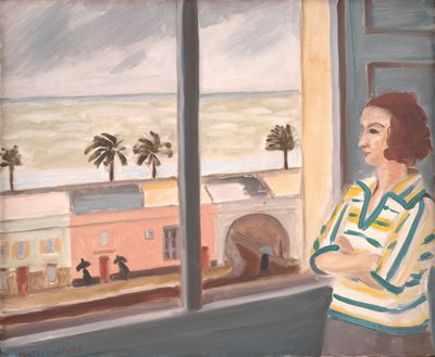 Young Woman Looking at the Sea, Stormy Weather by Henri Matisse