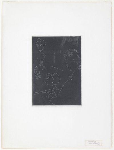 Young Woman in an Interior with Fruit and Sculptures by Henri Matisse