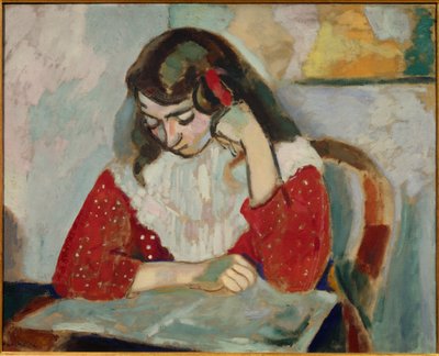Marguerite Reading 1906 by Henri Matisse