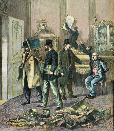 Burglary in a Grand Parisian Hotel by Henri Meyer