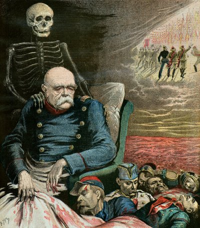 Caricature Portrait of Otto Von Bismarck by Henri Meyer
