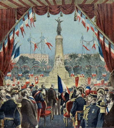Felix Faure Inaugurates the Monument Marking the Centenary of Nice