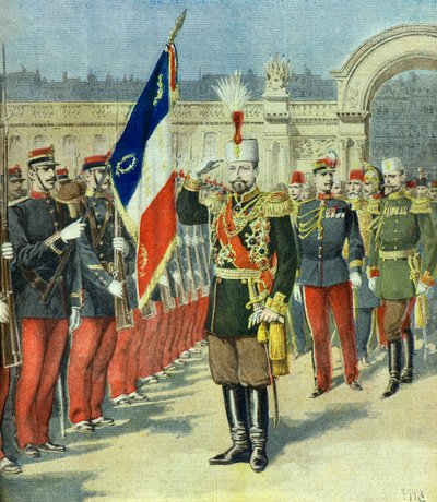Ferdinand I of Bulgaria Received at the Elysee Palace, Paris 1896 by Henri Meyer
