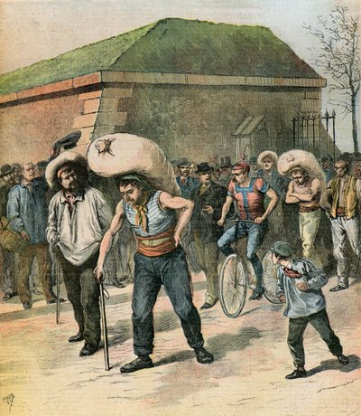 The bet of the porters by Henri Meyer